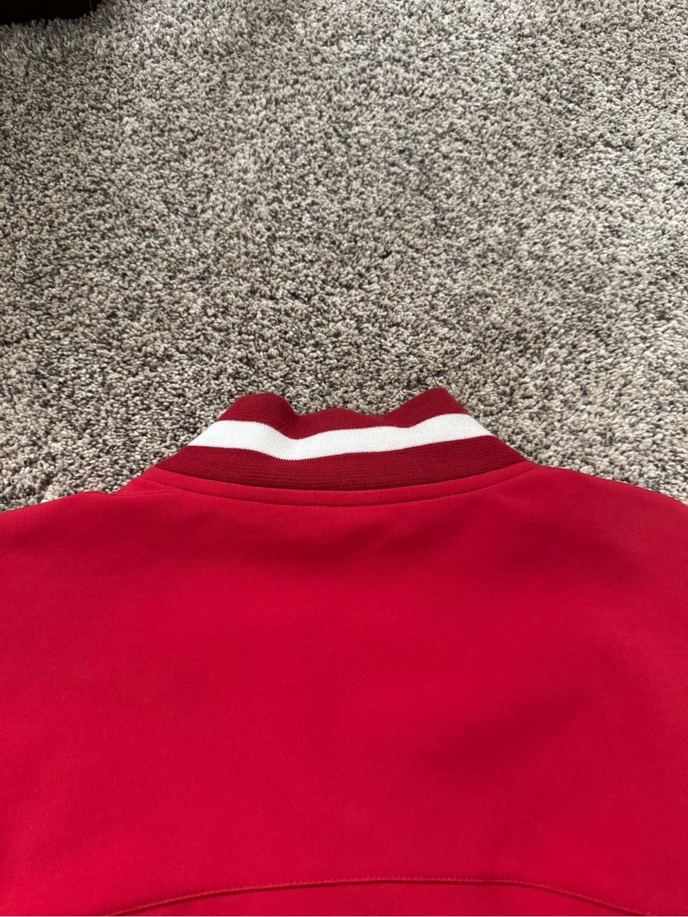 Men’s Adidas Wisconsin Varsity Jacket - Picture 11 of 11